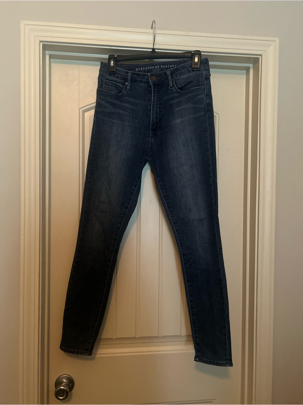 Society Dark Wash Skinny Jeans